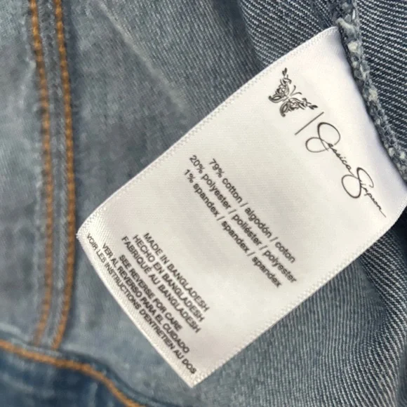 Jessica Simpson Jean Jacket 🔹Classic Blue NWOT - Picture 4 of 5